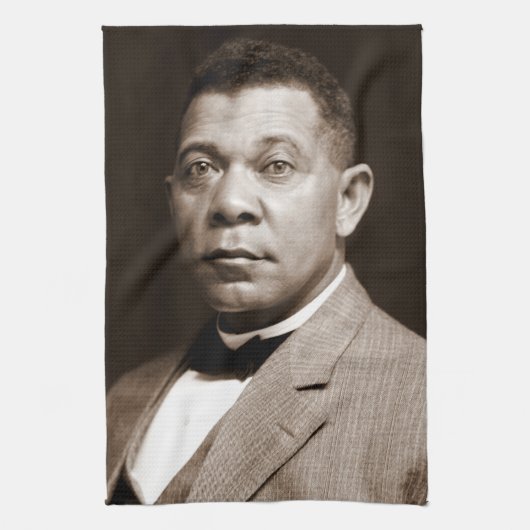 Booker Washington:アフリカ系アメリカ人の教育者 キッチンタオル (縦)