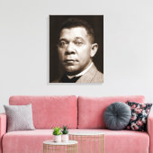 Booker Washington：アフリカ系アメリカ人の教育者 キャンバスプリント (インサイチュ (リビング))