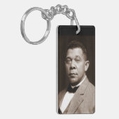 Booker Washington：アフリカ系アメリカ人の教育者 キーホルダー (正面左)