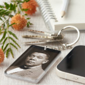 Booker Washington：アフリカ系アメリカ人の教育者 キーホルダー (正面右)