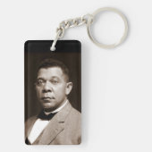Booker Washington：アフリカ系アメリカ人の教育者 キーホルダー (裏面)