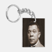 Booker Washington：アフリカ系アメリカ人の教育者 キーホルダー (正面左)
