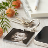 Booker Washington：アフリカ系アメリカ人の教育者 キーホルダー (正面右)