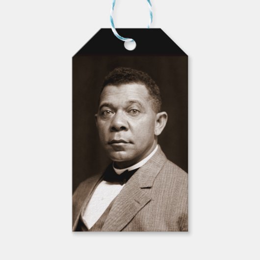 Booker Washington:アフリカ系アメリカ人の教育者 ギフトタグ (正面)