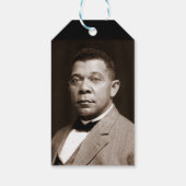 Booker Washington:アフリカ系アメリカ人の教育者 ギフトタグ (裏面)