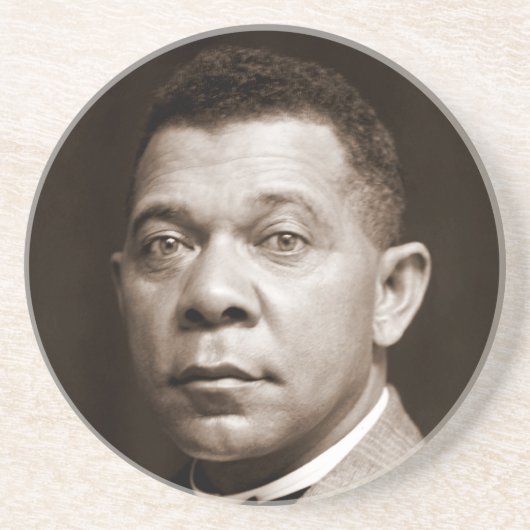 Booker Washington：アフリカ系アメリカ人の教育者 コースター (正面)