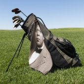 Booker Washington：アフリカ系アメリカ人の教育者 ゴルフタオル (グリーン)