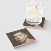 Booker Washington：アフリカ系アメリカ人の教育者 ストーンコースター (横)