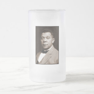 Booker Washington：アフリカ系アメリカ人の教育者 フロストグラスビールジョッキ