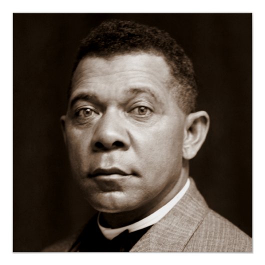 Booker Washington：アフリカ系アメリカ人の教育者 ポスター (正面)