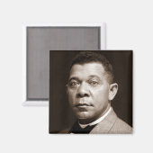 Booker Washington：アフリカ系アメリカ人の教育者 マグネット (正面/裏面)