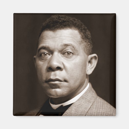 Booker Washington：アフリカ系アメリカ人の教育者 マグネット (正面)