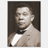 Booker Washington:アフリカ系アメリカ人の教育者 マグネット (正面)