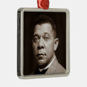 Booker Washington:アフリカ系アメリカ人の教育者 メタルオーナメント (右)