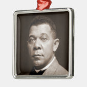 Booker Washington:アフリカ系アメリカ人の教育者 メタルオーナメント (左)
