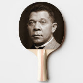 Booker Washington:アフリカ系アメリカ人の教育者 卓球ラケット (裏面)