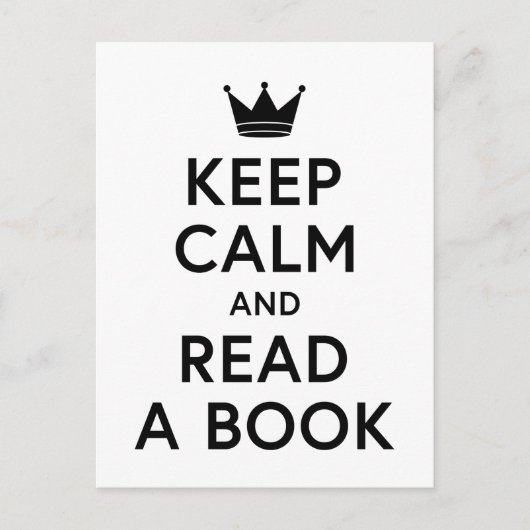 Bookish 保 Calmと読 A Book ポストカード (正面)