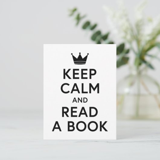 Bookish 保 Calmと読 A Book ポストカード (スタンド正面)