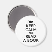 Bookish 保 Calmと読 A Book マグネット (正面/裏面)