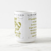 Bookish Bookshelf Est. 20XX コーヒーマグカップ (中央)