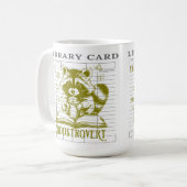 Bookish Bookshelf Est. 20XX コーヒーマグカップ (正面左)