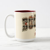 Bookish Bookshelf Est. 20XX ツートーンマグカップ (左)