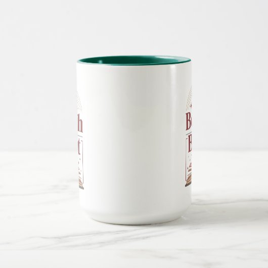 Bookish & Bright Festive Mug マグカップ (中央)