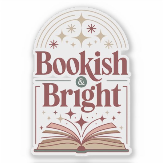 Bookish & Bright Holiday Reading シール (正面)