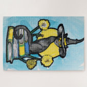 Bookish Cat Witch                                  ジグソーパズル (横)