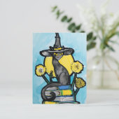 Bookish Cat Witch                                  ポストカード (スタンド正面)