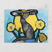 Bookish Cat Witch                                  ポストカード (裏面)