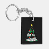 Bookish Christmas Tree III キーホルダー (正面左)