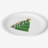 Bookish Christmas Tree IV ペーパープレート (アングル)