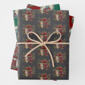 Bookish Christmas wrapping gift paper ラッピングペーパーシート (インサイチュ)