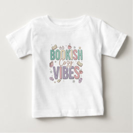 Bookish Cozy Vibes Pastel Art ベビーTシャツ