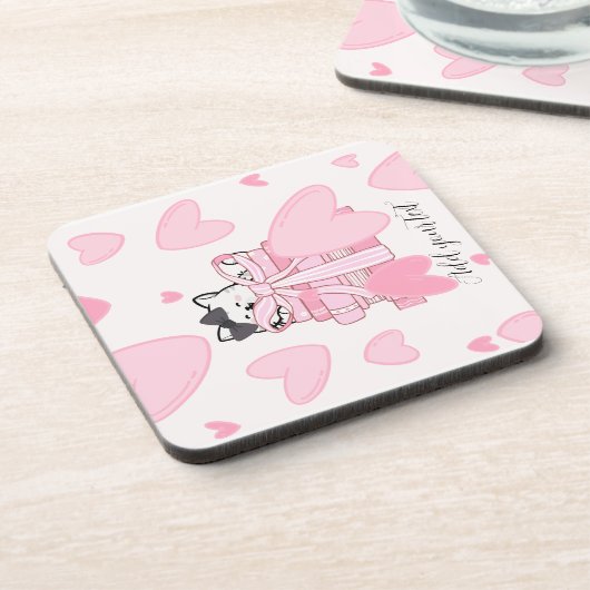 Bookish Drink Coaster  コースター (左側)