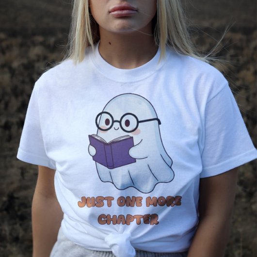 Bookish Ghost Halloween Cozy Reading Spirit スウェットシャツ