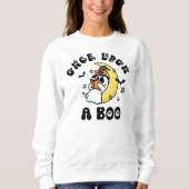 Bookish Ghost Once Upon a Boo Halloween スウェットシャツ (正面)