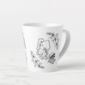 "Bookish Girl"ラテマグ カフェラテマグ (右アングル)