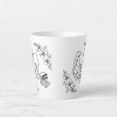 "Bookish Girl"ラテマグ カフェラテマグ (正面)