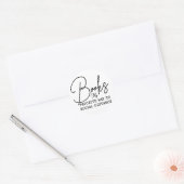 Bookish My Way お気に入りの To Social Distance ラウンドシール (封筒)
