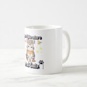 Bookish & Whischars：文学と猫のマグカップが大好き コーヒーマグカップ (正面右)