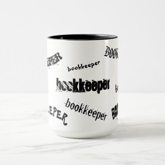 "BoOkKeEpEr"マグカップ マグカップ (中央)