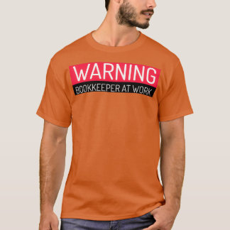Bookkeeper at Work Tシャツ