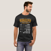 Bookkeeper Hourly Rates Tシャツ (正面フル)