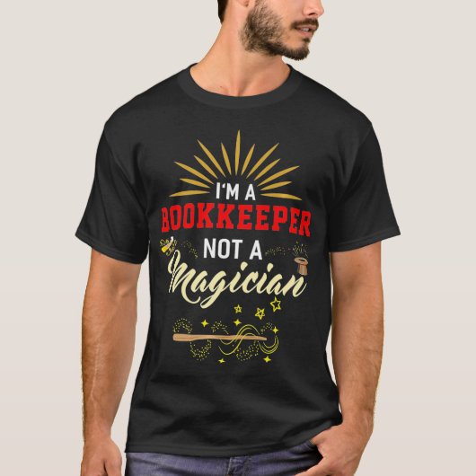 BOOKKEEPER Not a Magician Premium Tシャツ (正面)