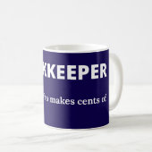 Bookkeeping Expert Funny Definition Mug コーヒーマグカップ (正面右)