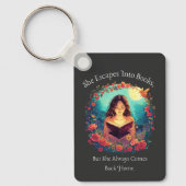 Booklover's Gift, Floral Fantasy Design キーホルダー (正面)