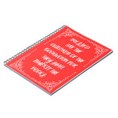 Booklover's Notebook ノートブック (左側)