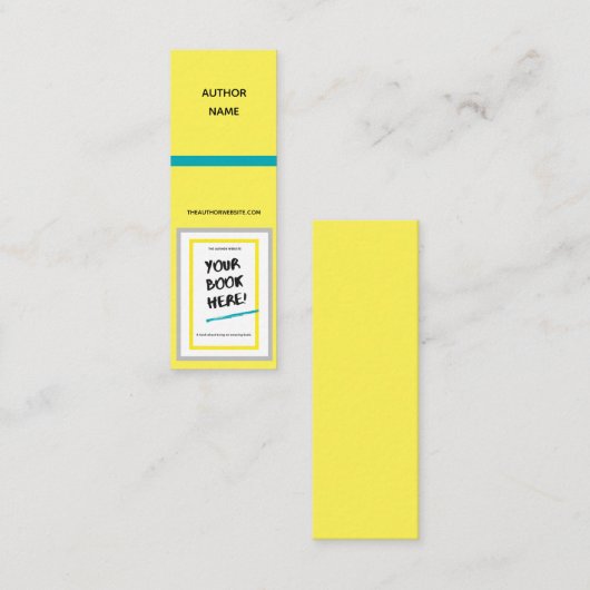 BookMark Bright Colorsミニブックマーク スキニー名刺 (正面/裏面)